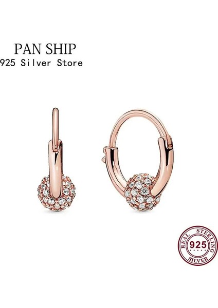 Yeni Sıcak 925 Ayar Gümüş Hafif Lüks Köpüklü Yuvarlak Galaxy Pan Küpe Kadınlar Için Düğün Hediyesi Için Uygun Charm Takı (Yurt Dışından)