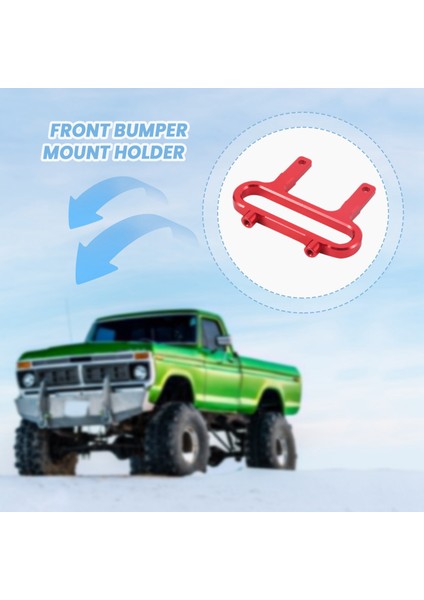 Alüminyum Ön Tampon Montaj Tutucu Braketi 1/10 Redcat Blackout Xte Sc Xbe (Pro) Yükseltme Parçaları Aksesuarları, Kırmızı (Yurt Dışından) fırsatları