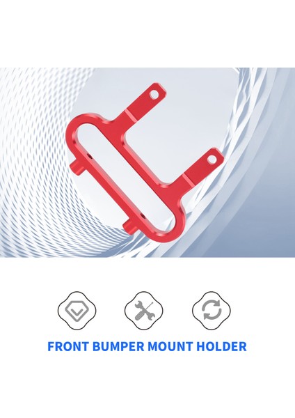 Alüminyum Ön Tampon Montaj Tutucu Braketi 1/10 Redcat Blackout Xte Sc Xbe (Pro) Yükseltme Parçaları Aksesuarları, Kırmızı (Yurt Dışından) indirimleri