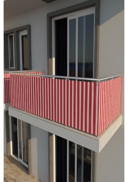 Balkon Demiri Perdesi Korkuluk Perdesi Her Ölçüde En x Boy Özel Dikim