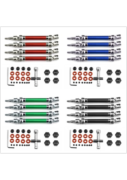 Metal Ön ve Arkadan Çekişli Motosiklet Mili Cvd Arrma 1/10 Yeni Big Rock V3 3 S Blx 4x4 Rc Araba Yükseltme Parçaları Aksesuarları, Yeşil (Yurt Dışından) fırsatları