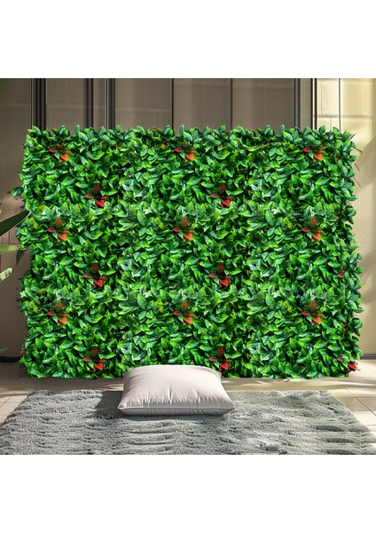 Dekoratif Yapay Çiçek – 60*40 cm Yeşil-Kırmızı fiyatları