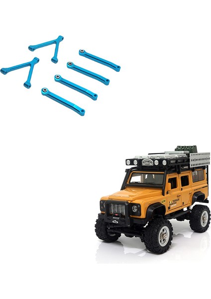 Metal Çekme Çubuğu Bağlantı Bağlantı Çubuğu Seti Sg 2801 SG2801 SG-2801 D110 1/28 Rc Paletli Araba Yükseltme Parçaları Aksesuarları, 4 (Yurt Dışından) modelleri