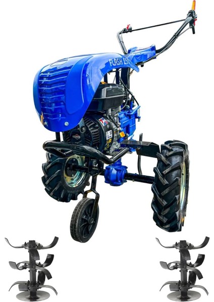 Flash 250 Briggs Stratton Amerikan Motorlu Benzinli Çapa Makinası Şanzımanlı 7 Hp 2+1 Vites