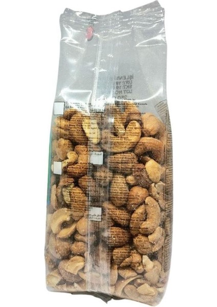 Kavrulmuş Kaju Fıstığı Şeffaf Paket 250 gr x 3 Adet (Naturel )