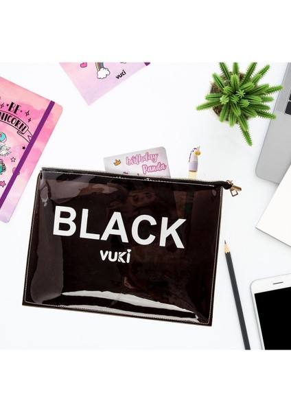 Renkli Fermuarlı Şeffaf Dosya (A4) fırsatları