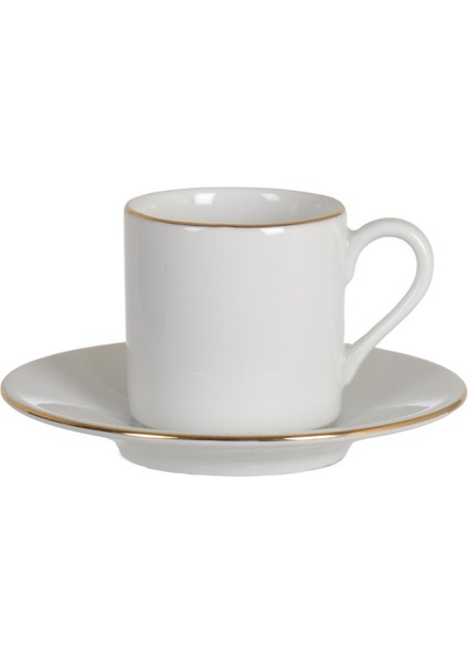 Dora 6 Kişilik Porselen Türk Kahvesi Fincan Takımı Altın Yaldızlı 61859 Odor-90 Old C320.045 modelleri