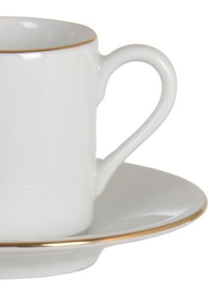 Dora 6 Kişilik Porselen Türk Kahvesi Fincan Takımı Altın Yaldızlı 61859 Odor-90 Old C320.045 fırsatları