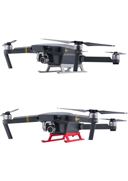 Katlanabilir Iniş Takımı Yükseklik Uzatıcı Uzun Ayak Koruyucu Iniş Takımı Djı Mavic Pro Drone Için Yükseklik Uzatıcı, Kırmızı (Yurt Dışından)