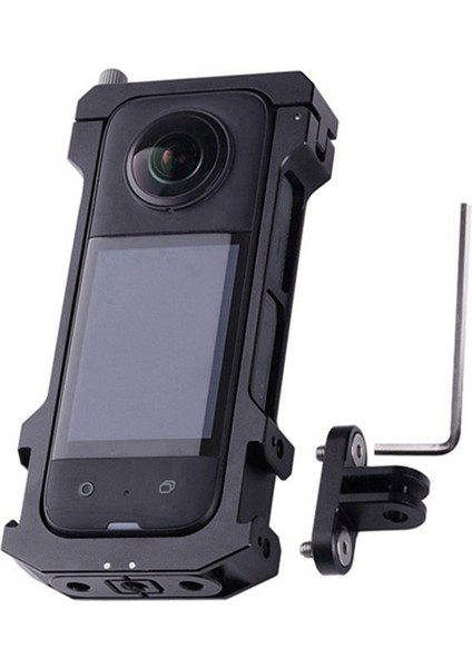 Insta 360 X3 Metal Koruyucu Kafes Panoramik Eylem Kamera Kılıfı Için Soğuk Ayakkabı Montajlı Insta 360 X3 Aksesuarları (Yurt Dışından)