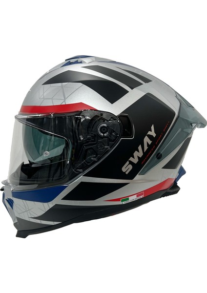 Sw 865 Evoque White Black Red Kask
