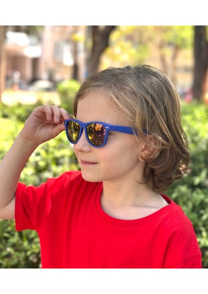 Wayfarer Mavi/mor Ayna Polo Exchange Çocuk Gözlüğü modelleri