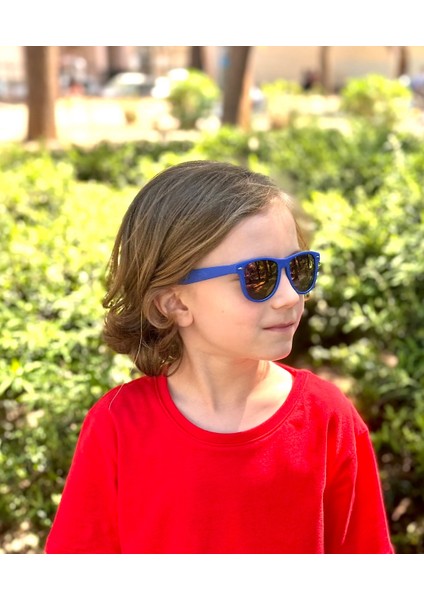 Wayfarer Mavi/mor Ayna Polo Exchange Çocuk Gözlüğü indirimleri