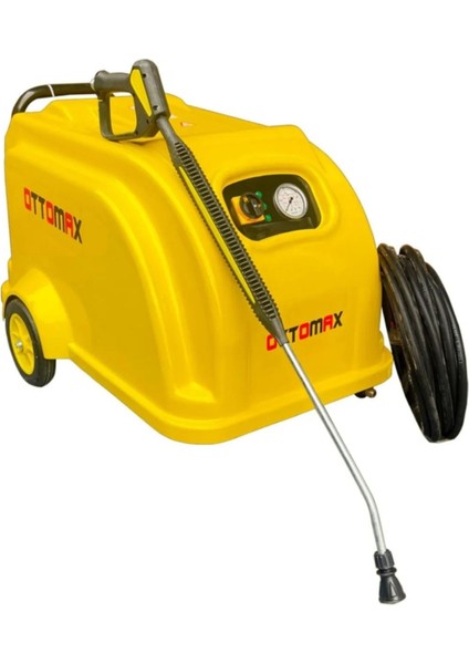 Ottomax OTX-200 Yüksek Basınçlı 200 Bar Italyan Pompa Oto Yıkama Makinası 12 Metre Hortumlu Trifaze