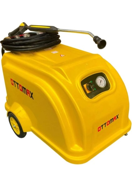 Ottomax OTX-200 Yüksek Basınçlı 200 Bar Italyan Pompa Oto Yıkama Makinası 12 Metre Hortumlu Trifaze
