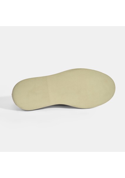 Bej Erkek Örgü Detaylı Süet Loafer
