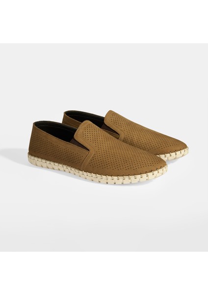Dislina Kahve Erkek Deri Slip-On Günlük Ayakkabı fiyatları