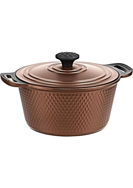 Trıana - 3536 - 7 Parça Biogranit, Döküm, Tencere , Tava, Çeyiz Seti - Bronz Renk fiyatları