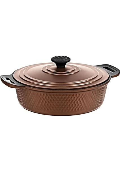 Trıana - 3536 - 7 Parça Biogranit, Döküm, Tencere , Tava, Çeyiz Seti - Bronz Renk modelleri