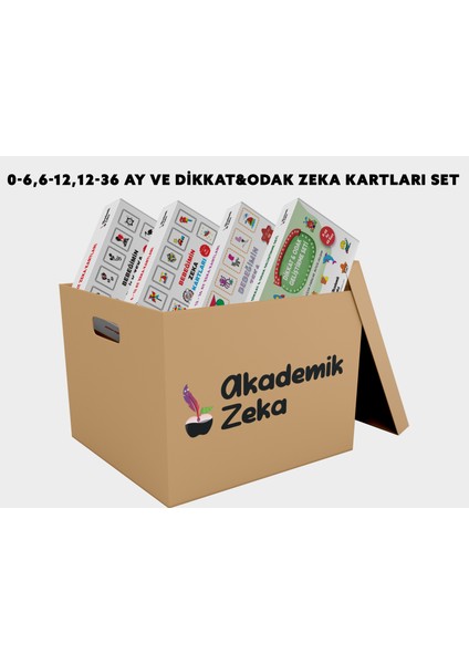 0-6 Ay,0-12 Ay,12-36 Ay ve Dikkat&odak Geliştirme Zeka Kartları