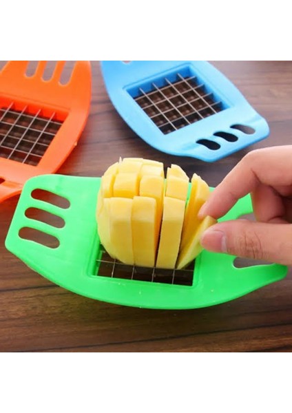Pratik Patates Kesme Aleti - Hızlı ve Kolay Patates Dilimleme