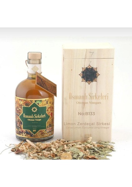 NO:B133 Limon Zerdeçal Sirkesi 500 ml