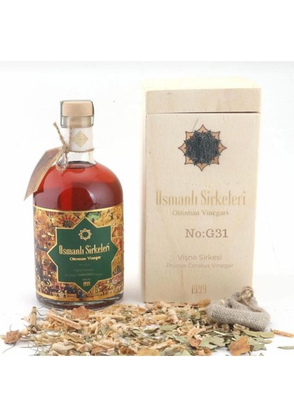 NO:G31 Vişne Sirkesi 500 ml
