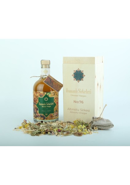 Bitkisel No: 076 Altınotu Sirkesi 500ML