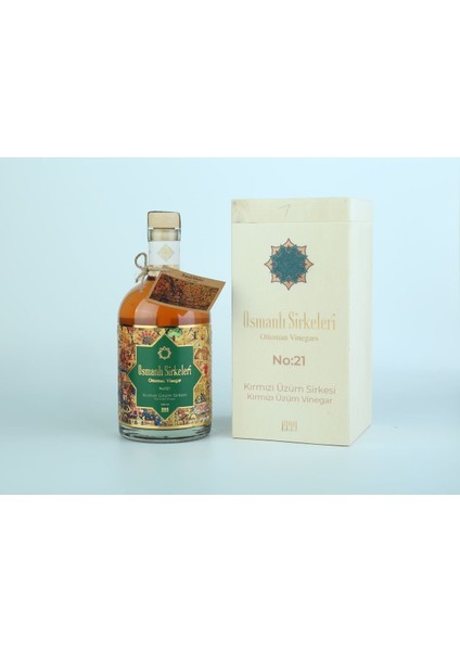 Geleneksel No: 021 Kırmızı Üzüm Sirkesi 500ML