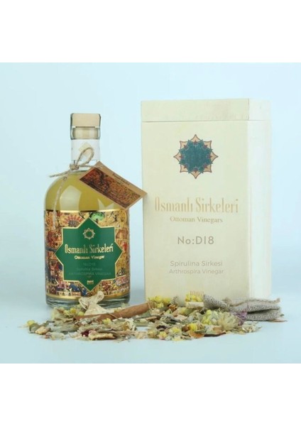 NO:D18 Spirulina Sirkesi 500 ml