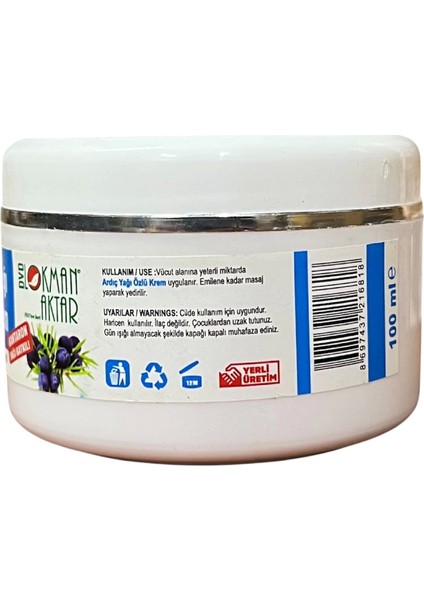 Ardıç Yağı Özlü Krem 100 gr 4 Adet