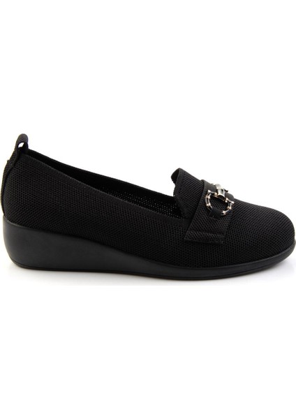 Siyah Kadın Loafer Ayakkabı K01327019782