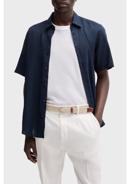 Deri Kaplamalı Dokuma Kemer Erkek Kemer 50481026 270 fiyatları