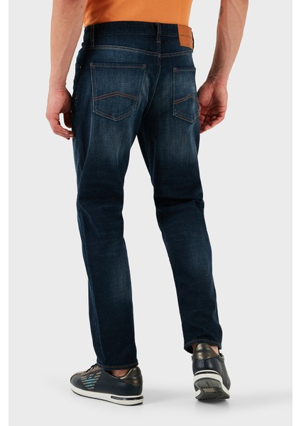 Streç Pamuklu Slim Fit Normal Bel Düz Paça Jeans Erkek Kot Pantolon XM000049 AF13098 MB001