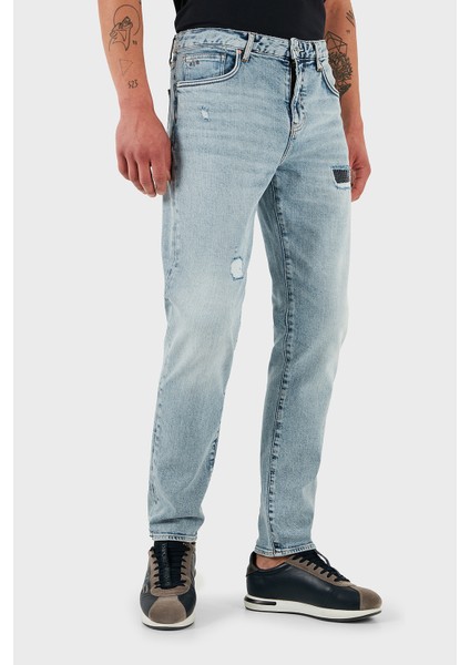 Streç Pamuklu Regular Fit Dar Paça Jeans Erkek Kot Pantolon XM000049 AF13094 MB001 modelleri