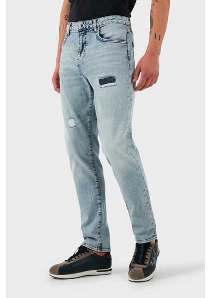 Streç Pamuklu Regular Fit Dar Paça Jeans Erkek Kot Pantolon XM000049 AF13094 MB001 indirimleri