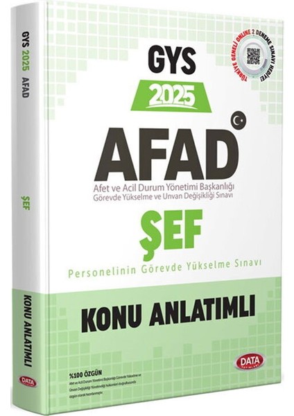 2025 Gys Afad Şef Konu Anlatımlı