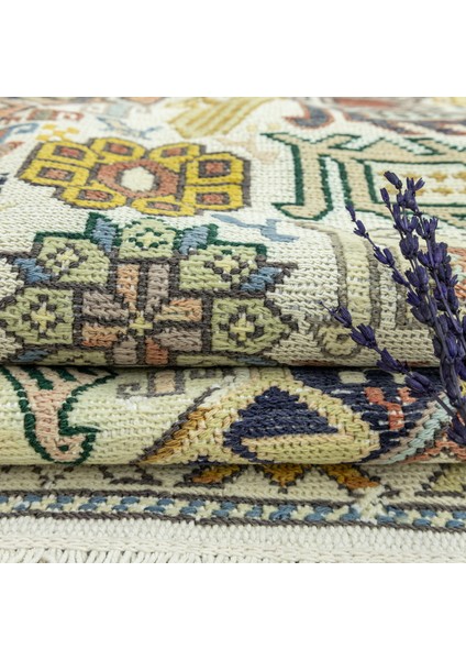 Zahedan Etnik Tasarımlı Ipek Kilim 124 x 217 cm fiyatları