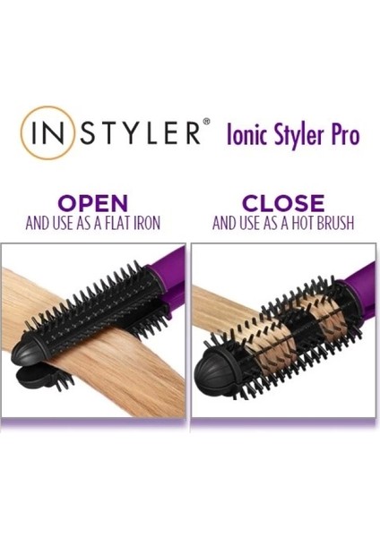 Ionic Styler - Iyonik Şekillendirici Saç Kıvrımlaştırıcı ve Düzleştirici Tarak