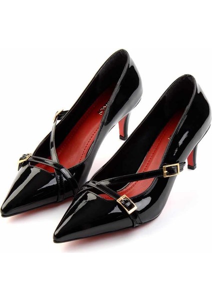 Siyah Kadın Klasik Topuklu Ayakkabı K01455025008 fiyatları