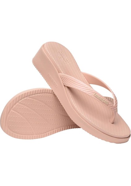 High Platform Kadın Terlik - Pembe