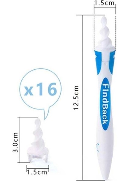 Find Back Pratik Kulak Temizleme Aparatı Silikon Kit Ear Claning