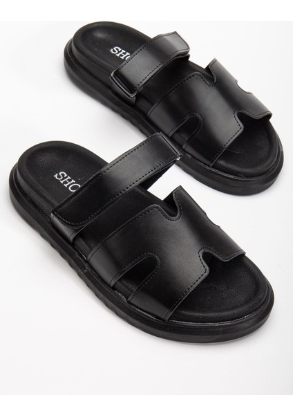 Azure Kadın Yumuşak Tabanlı Günlük Siyah Terlik