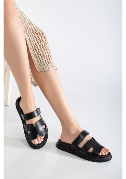 Azure Kadın Yumuşak Tabanlı Günlük Siyah Terlik fırsatları