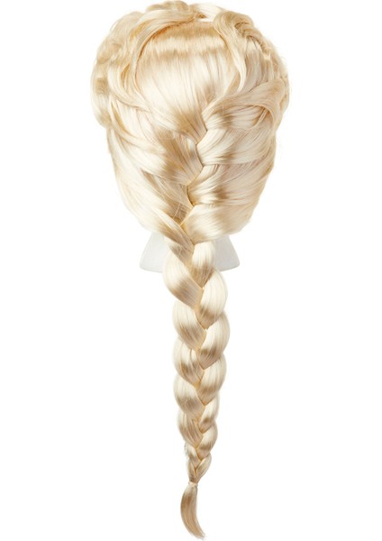 Platin Altın Dore Renk Karlar Ülkesi Elsa Frozen Peruğu Çocuk Boy (4767) - MCT2775-4746 fiyatları