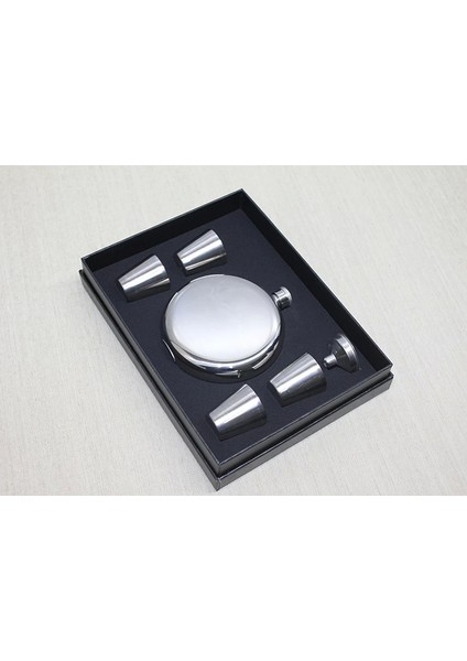 4 Shot Bardaklı Matara Seti ALK3909 - MCT8462-5504