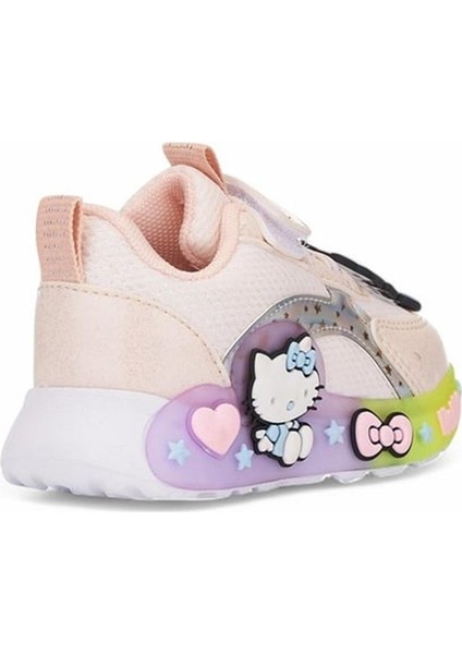 Günlük Kız Çocuk Spor Ayakkabı Hello Kitty Simli Süs Detay Işıklı Taban Lastik Bağcık Sneaker 120 fiyatları