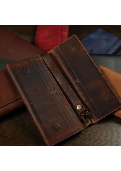 Deri Kapaklı Universal Telefon Kılıfı Kartlıklı ve Para Bölmeli Yatay Cüzdan fırsatları