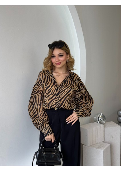 Zebra Desen Gömlek