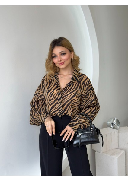 Zebra Desen Gömlek